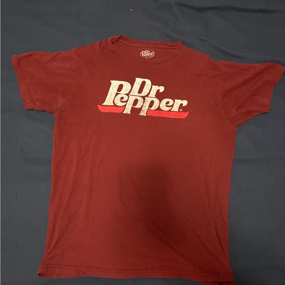 Men's Red Dr Pepper Vintage T-Shirt